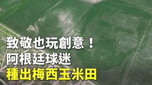 致敬也玩創意！阿根廷球迷種出梅西玉米田