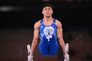 「亞洲貓王」體操選手唐嘉鴻（圖）日前阿基里斯腱斷裂，台師大教授、前台灣體操國家隊教練俞智贏透露，唐嘉鴻已經回家休養，目前全力輔導他的心理狀態。資料照。（圖／GettyImages）