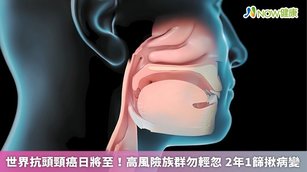 頭頸部依位置不同，分為鼻腔、口腔、咽（含鼻咽、口咽、下咽）、喉等部位。（圖／NOW健康製作；圖片來源／ingimage）