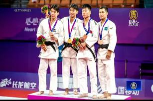 楊勇緯柔道奪首金 台灣亞運史第100金入手