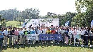 諾瓦材料科技日前在立益高爾夫球場舉辦第二屆ESG Cup「慈善公益盃」賽事，吸引百位各產業好友參與。