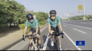 「一日雙塔」雙腳不落地 南投車友20小時完成