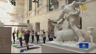 預熱巴黎奧運 羅浮宮變身體育館