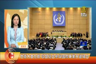 世衛大會在即 歐盟挺台參與國際專業多邊場合