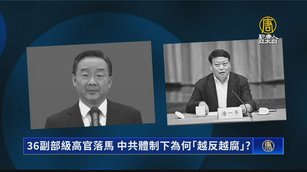 36副部級高官落馬 中共體制下為何「越反越腐」？