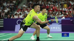 巴黎奧運羽球男雙「麟洋配」驚險2連勝