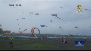 高雄旗津風箏節登場 鯨魚、章魚、螃蟹飛上天