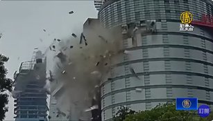 台中新光三越11樓氣爆 滿目瘡痍傳死傷