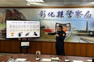 化縣警察局由局長陳明君親自主持記者會，透過打詐儀錶板，說明​114年2月份彰化縣轄內詐騙現況