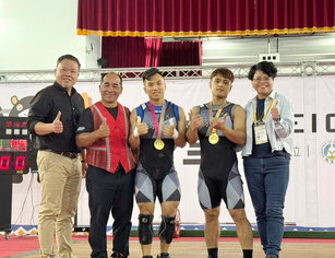 2025年全國原住民族運動會舉重項目，地主高雄隊截至3月22日已摘6金，獎牌數超越上屆成績。（圖／高雄市運發局提供）