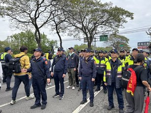 大甲媽回鑾駐駕彰市天后宮 警力進駐永樂商圈（彰化縣警察局彰化分局提供）