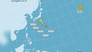「聖帕」颱風估下午生成，氣象署曝最新路徑。（圖／中央氣象署提供）