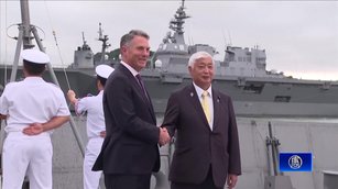 日澳2+2會談 澳防長親登「最上級」護衛艦
