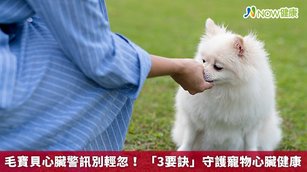 毛寶貝心臟警訊別輕忽！「3要訣」守護寵物心臟健康(首圖來源／Freepik)