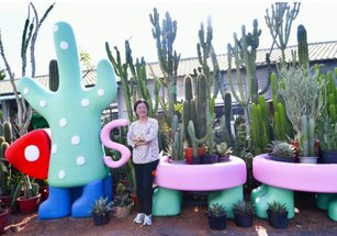 透過花藝與時尚的跨界共創，展現將設計生活化的精神(彰化縣府 提供)