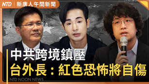 沈伯洋遭中共追緝赴德國作證 台外長：紅色恐怖將自傷