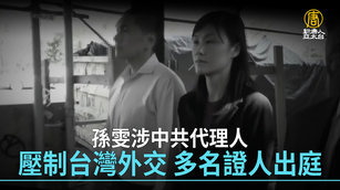 孫雯涉中共代理人 壓制台灣外交 多名證人出庭