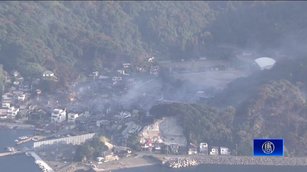 日本大分大火延燒18小時 無人島也起火