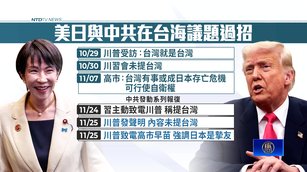 川普與高市早苗 如何在台海議題與中共過招？
