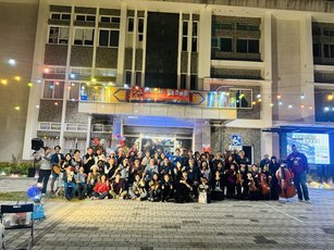 義竹感恩音樂會 感念各界幫助災民走出困境 （義竹鄉公所提供）