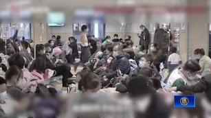 中國流感疫情兇猛 校園「十座九空」成重災區