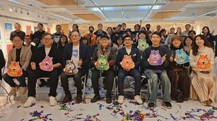 2026「奔騰年代」生肖國際創意展。（圖／葉子棻 )