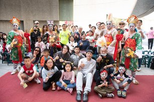 赤馬迎春 嘉博館家將臉譜彩繪新體驗（嘉義市政府提供）