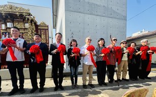 嘉義縣義竹鄉的藝文新地標「天來美術館」今（31日）正式開館（嘉義縣政府提供）