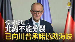 德國總理：北約不能分裂 已向川普承諾協助海峽