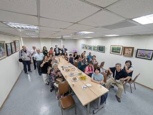「南山岩彩」膠彩藝術聯展「南山人壽藝術走廊」盛大展出(主辦單位提供)