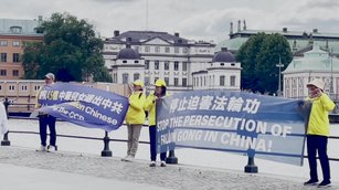 王毅訪北歐四國 所到之處都見法輪功反迫害浪潮