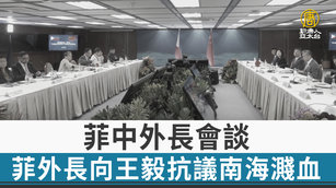 菲中外長會談 菲外長向王毅抗議南海濺血