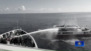 東沙海域執法 台灣海巡驅離中國漁船兼顧救援