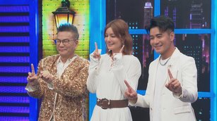 台灣電視節目主持人沈玉琳、莎莎、郭彥均節目換時段。（記者王冠霖／攝影）
